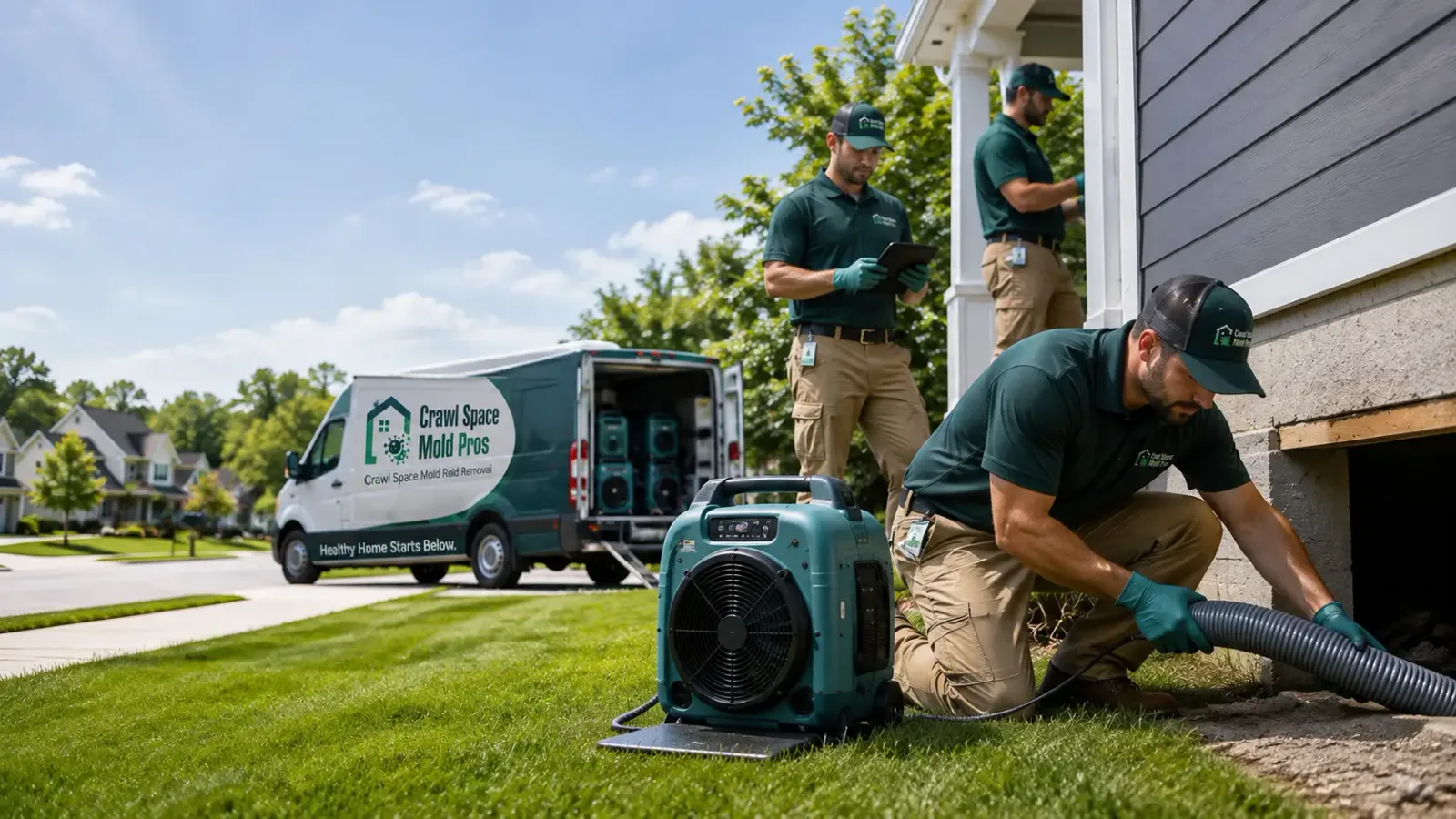 Crawl Space Mold Removal in Chestnut, IL
